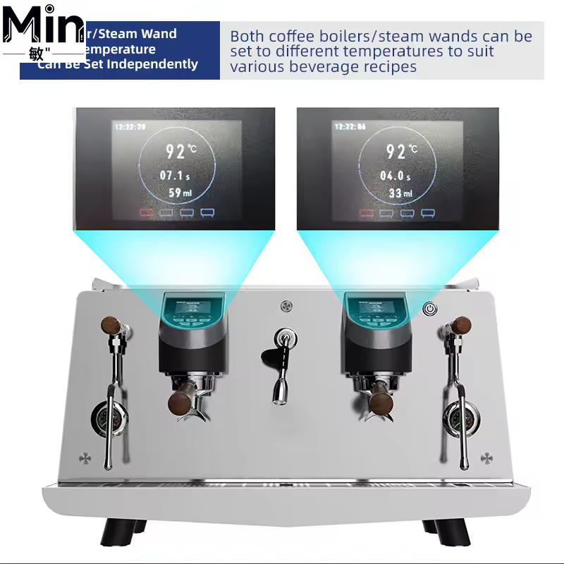 Commercial Espresso Machine 2 Group - Profesyonel Ticari 2 Gruplu Yarı Otomatik