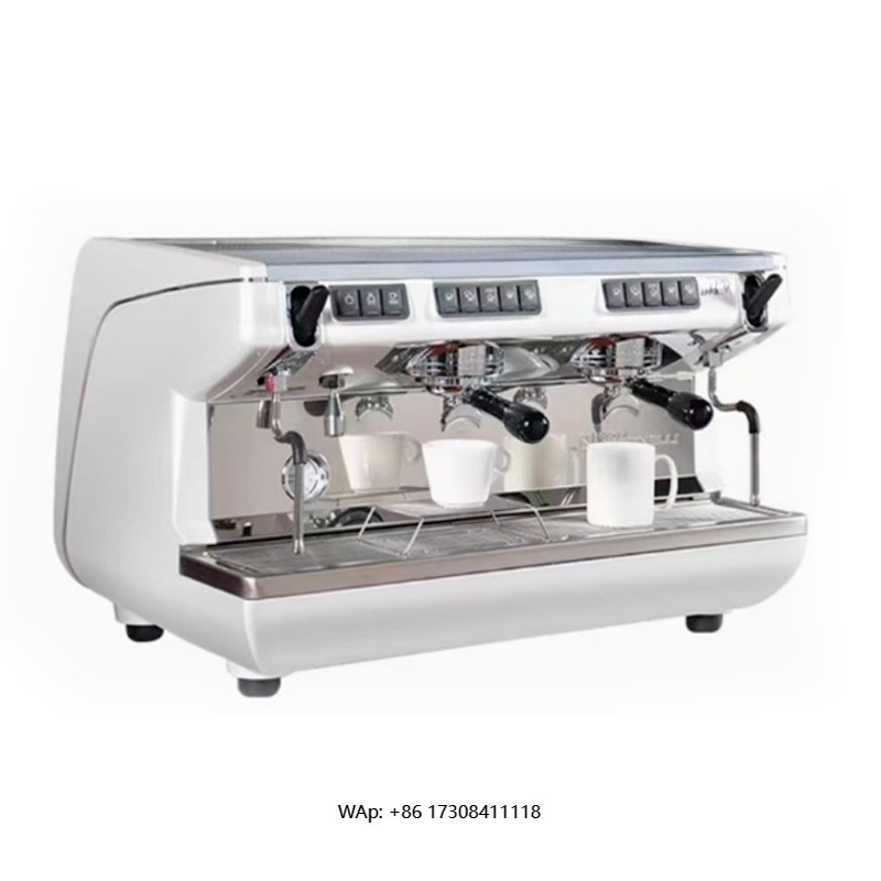 Commercial Espresso Machine 2 Group - Ticari Beyaz Renkli 2 Gruplu Profesyonel