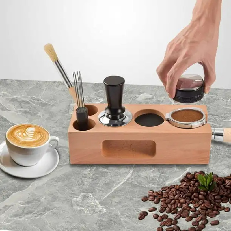 Espresso Tamper Station - Espresso Sap Tutucu Dolum Destek Tabanı