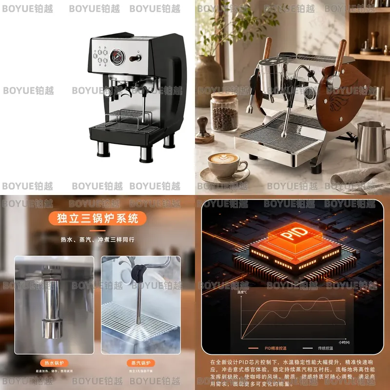 Semi Automatic Espresso Machine Pid - Ticari Yarı Otomatik Espresso Makinesi İtalyan