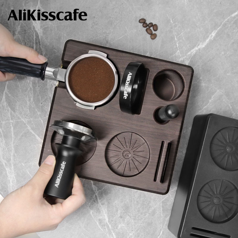 Espresso Tamper Station - Kahve Tamper İstasyonu Portafilter Tutucu Standı