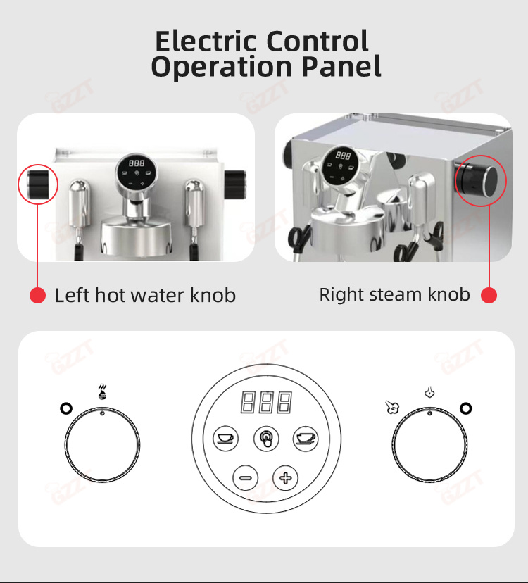GZZT CM6005 Espresso Kahve Mak - Espresso Machine Flow Control incelemesi ve fiyatı