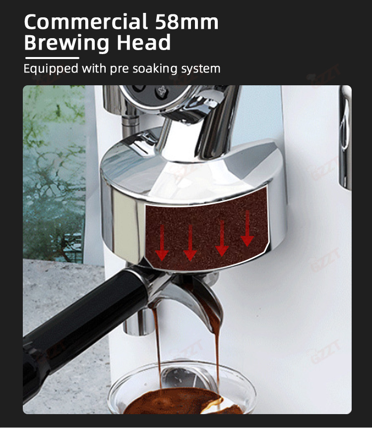 GZZT CM6005 Espresso Kahve Mak - Espresso Machine Flow Control incelemesi ve fiyatı