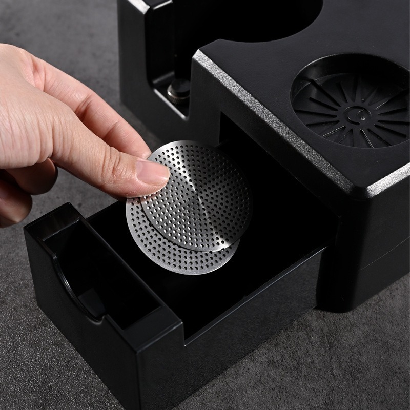 Siyah Espresso Tamper İstasyon - Espresso Tamper Station incelemesi ve fiyatı