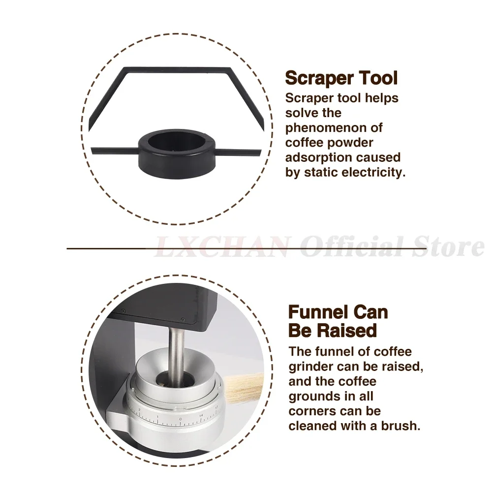 HomeWise Kahve Değirmeni 83mm  - Coffee Grinder Conical Burr 83Mm incelemesi ve fiyatı