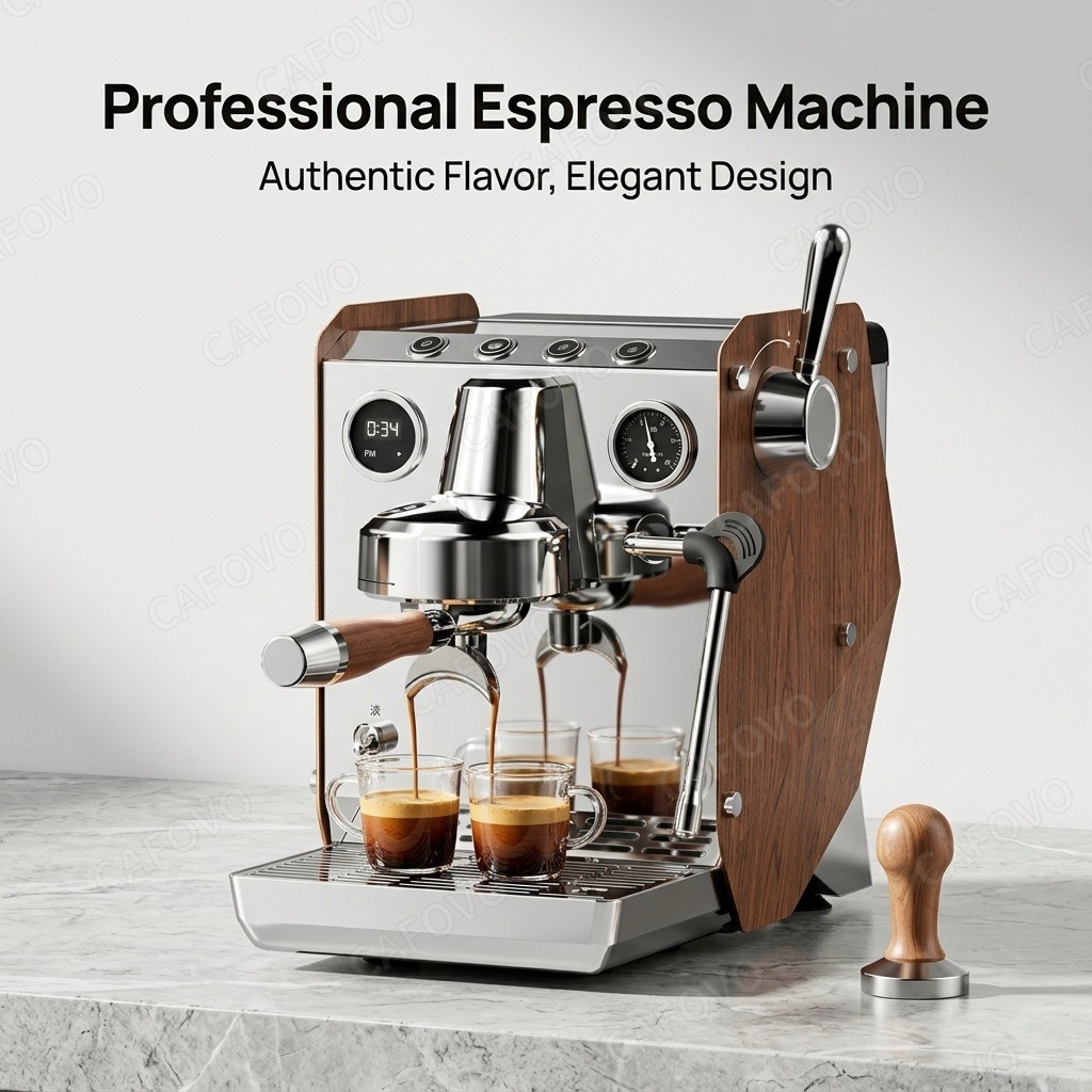 CAFOVO E109 Espresso Makinesi, - Espresso Machine Flow Control incelemesi ve fiyatı