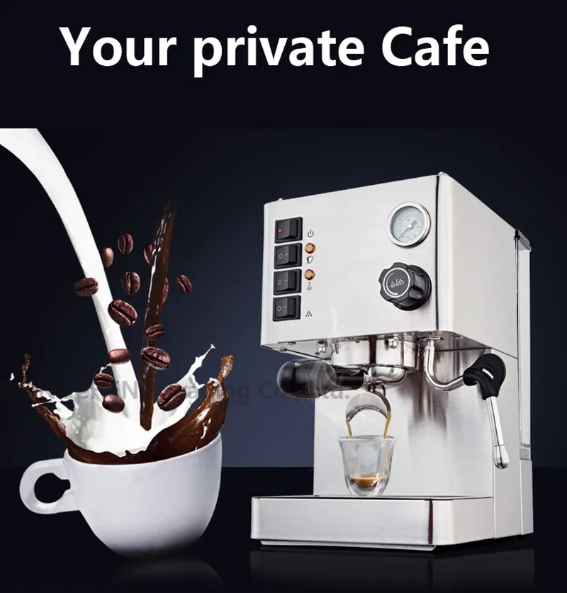 Yarı otomatik İtalyan kahve ma - Espresso Machine Flow Control incelemesi ve fiyatı