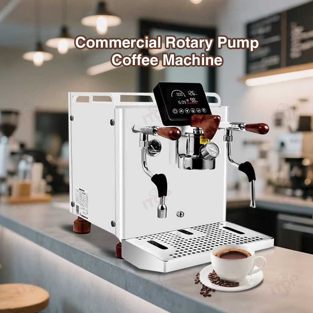 Ticari Espresso Makinesi, 9 Ba - Espresso Machine Rotary Pump incelemesi ve fiyatı