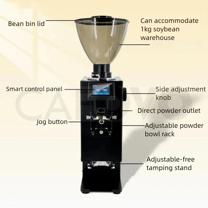 CAFOVO K64Y Ticari 2'si 1 Arad - Commercial Coffee Grinder Flat Burr 64Mm incelemesi ve fiyatı