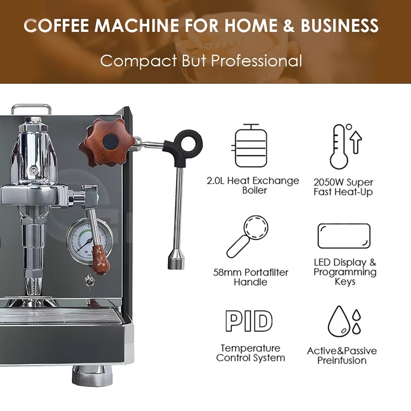 Lüks 1 Grup Titreşimli Pompalı - Espresso Machine 1 Group E61 incelemesi ve fiyatı