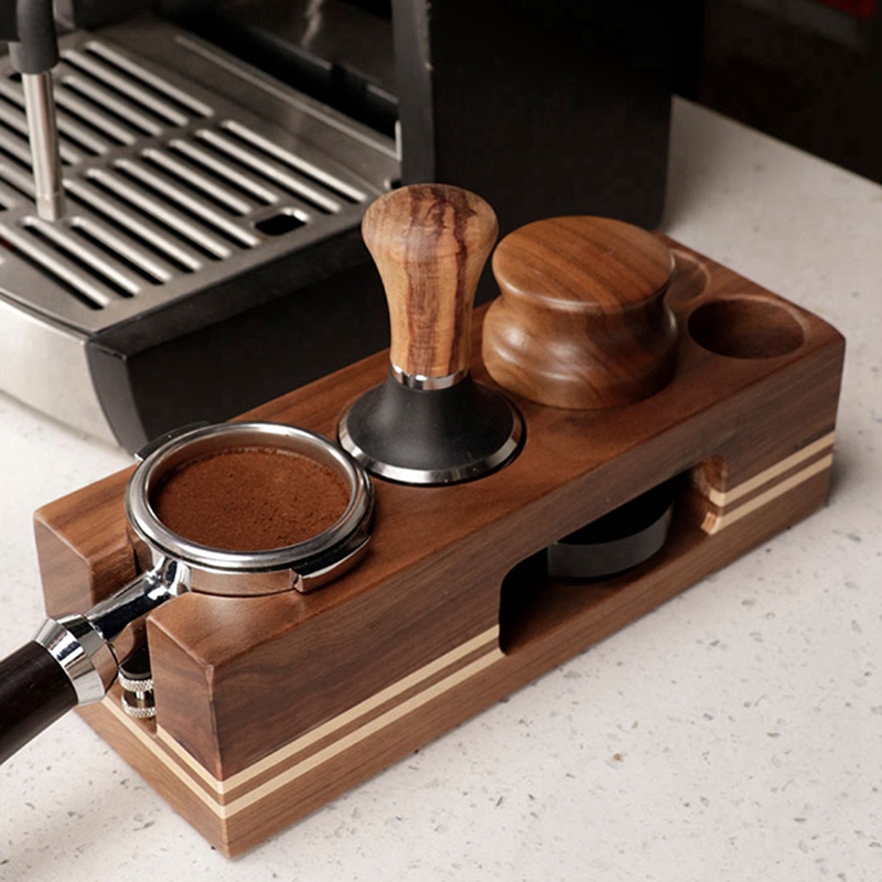 Kahve Tamper Tutucu Ahşap Dolu - Espresso Tamper Station incelemesi ve fiyatı