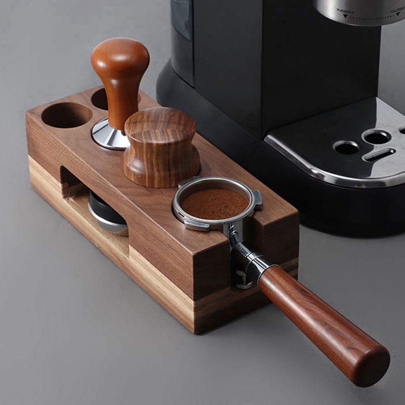 Kahve Tamper Tutucu Ahşap Dolu - Espresso Tamper Station incelemesi ve fiyatı