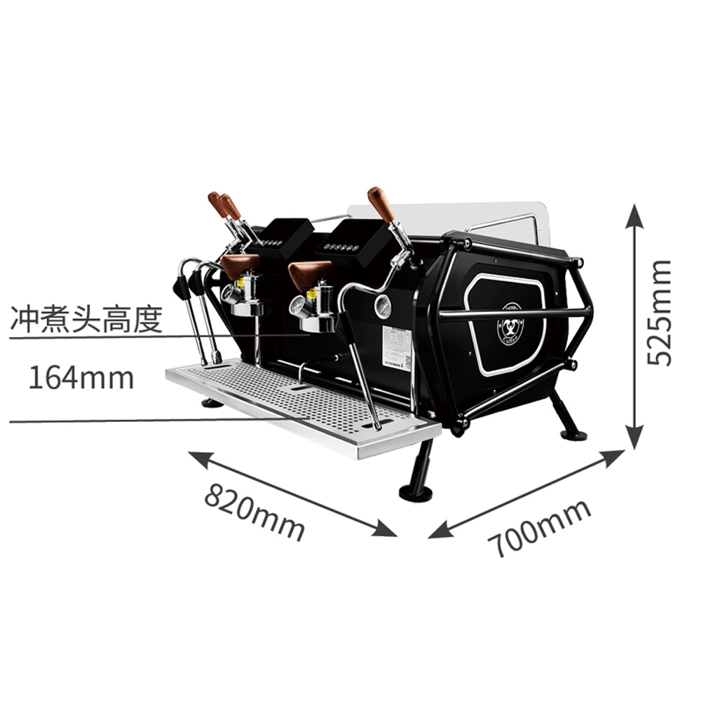 Ticari Çift Başlıklı 2L+6L Çif - Espresso Machine Dual Boiler incelemesi ve fiyatı