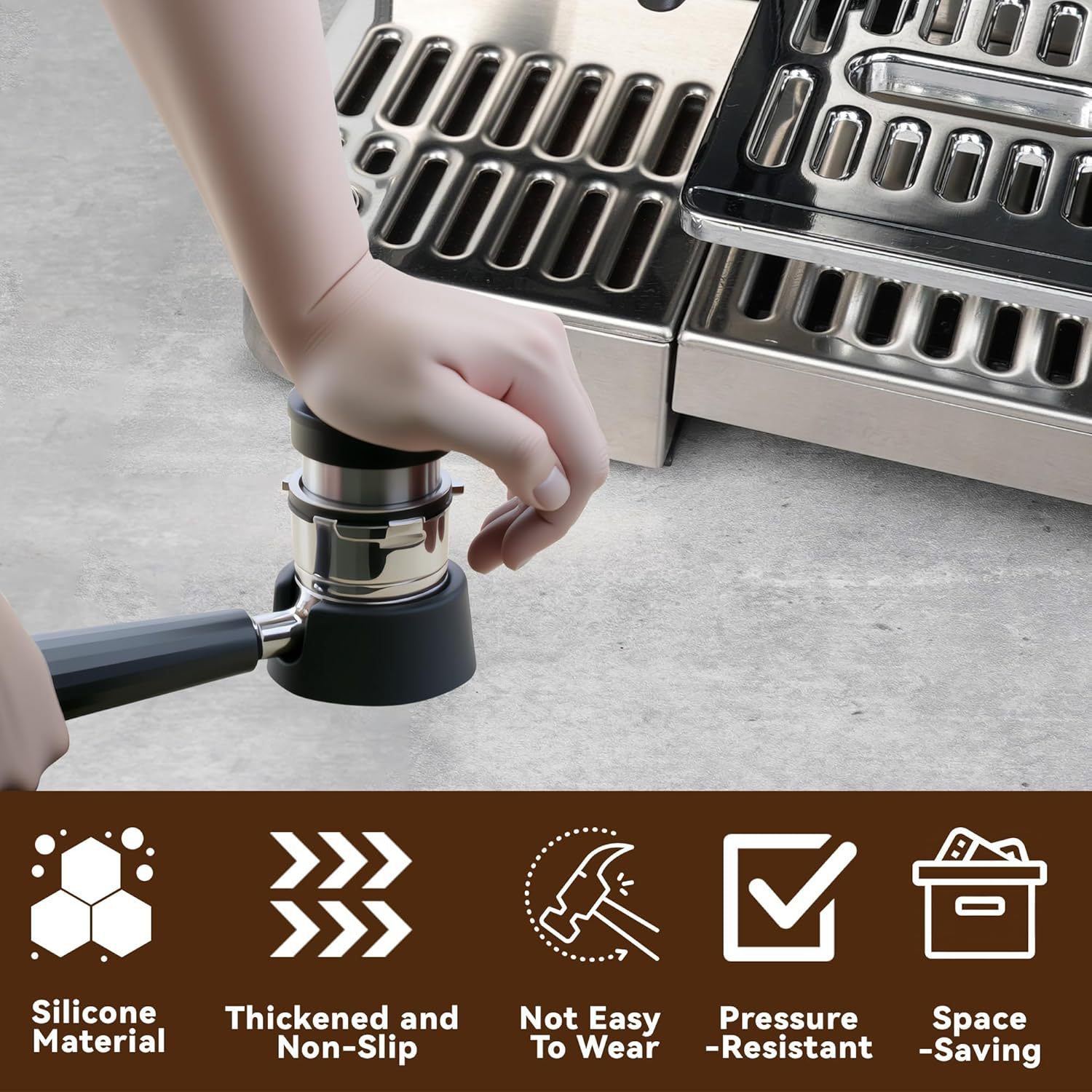 Silikon Portafilter Tutucu Esp - Espresso Tamper Station incelemesi ve fiyatı