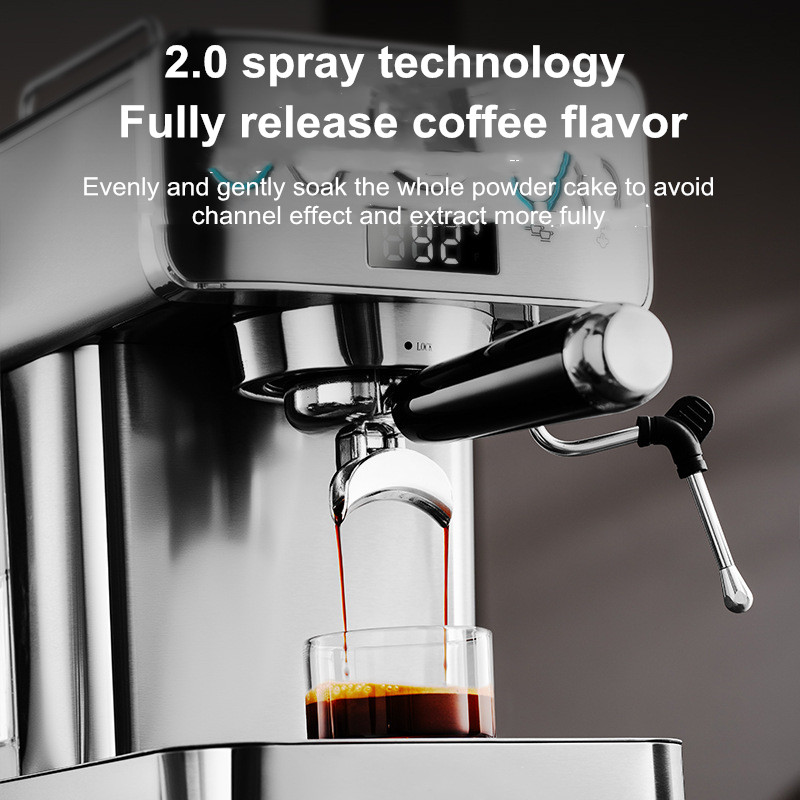20Bar Yarı Otomatik Espresso M - Espresso Machine Flow Control incelemesi ve fiyatı