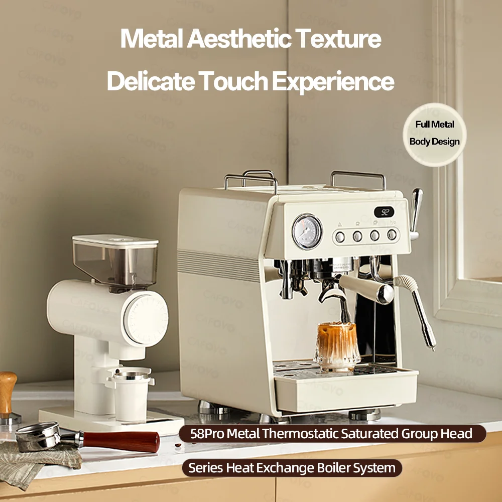 CAFOVO E138 9Bar Yarı Otomatik - Semi Automatic Espresso Machine Pid incelemesi ve fiyatı